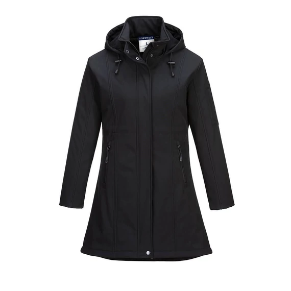 Portwest Carla női Softshell kabát fekete