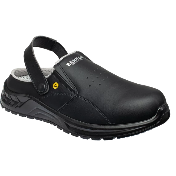 BENNON SLIPPER KLUMPA SB ESD FEKETE