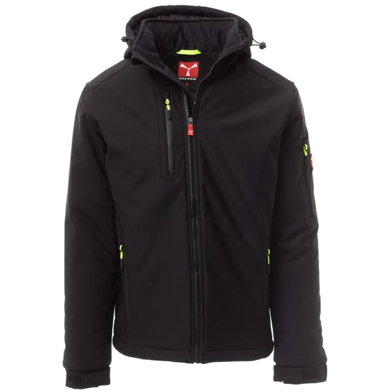 PAYPER CREEK PAD BÉLELT SOFTSHELL KABÁT FEKETE FEKETE