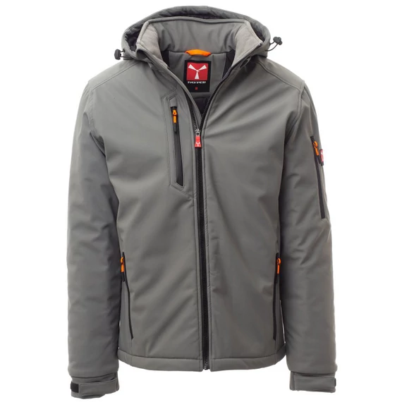 PAYPER CREEK PAD BÉLELT SOFTSHELL KABÁT SZÜRKE-FEKETE