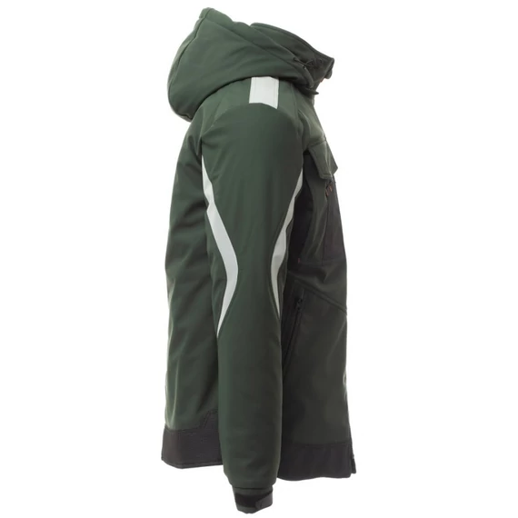 PAYPER WONDER PAD BÉLELT SOFTSHELL KABÁT ERDŐZÖLD-FEKETE